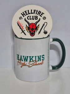 Stranger Things Hawkins High School Tigers Mug & Coaster Set - Imagen 1 de 2