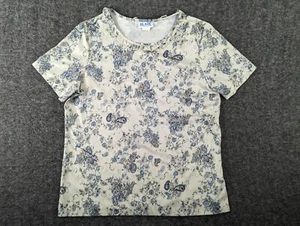 Blair Shirt Womens Large Green Blue Short Sleeve Tee - Picture 1 of 15