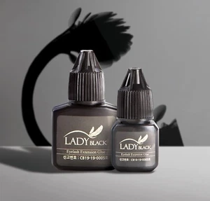 Lady Black Eyelash Glue-5ml.Adhesive For Professional Eyelash Extension✅KOREAN - Picture 1 of 5