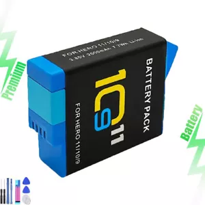 for GoPro Rechargeable Li-Ion Battery 2000mAh HERO9/10/11 Black ADBAT-001 - Picture 1 of 5