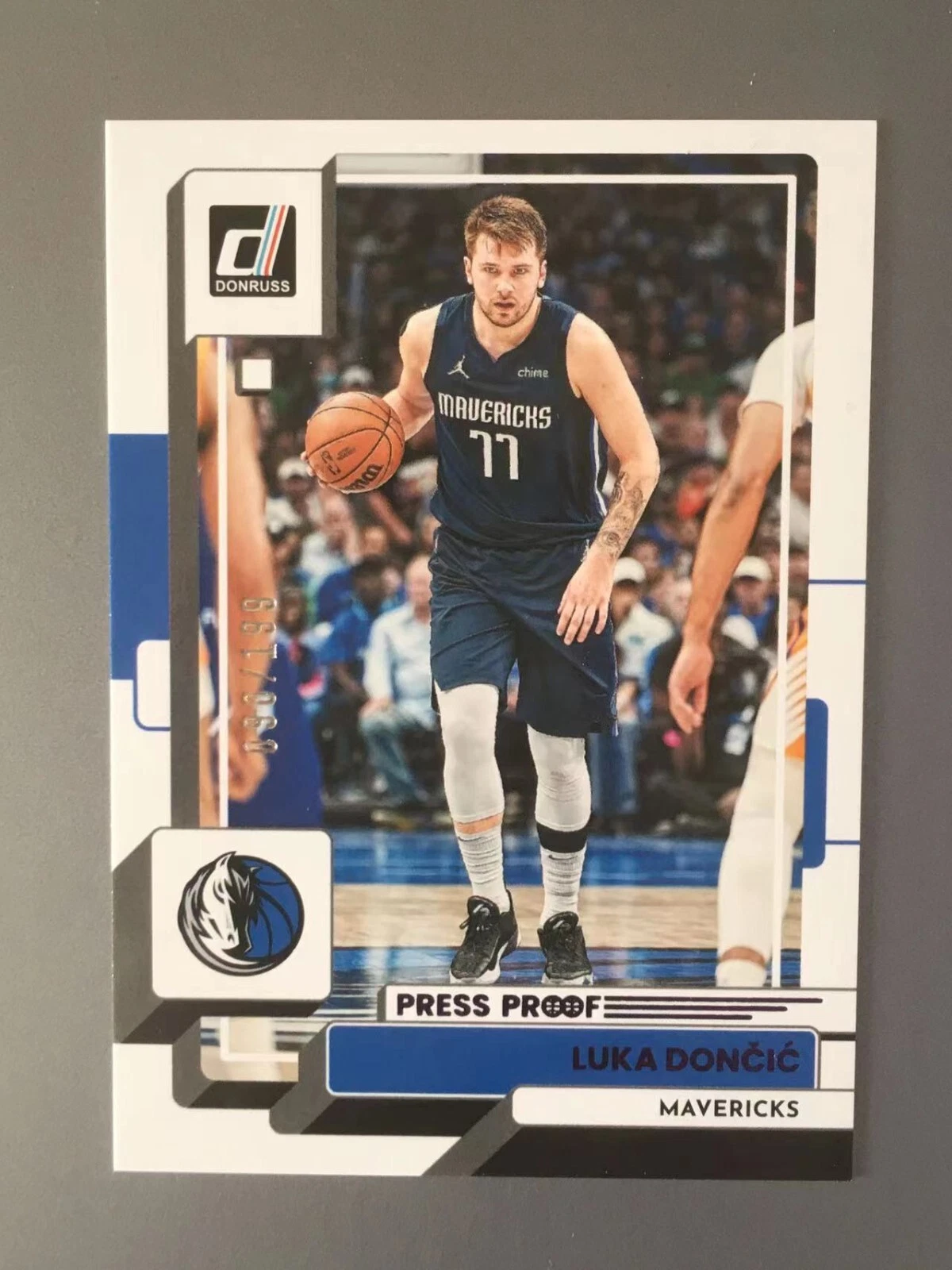 Luka Doncic 2022-23 Panini Donruss Press Proof Purple /199 #143