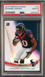 2013 Topps DeANDRE HOPKINS Platinum Refractor Rookie #122 RC Chiefs PSA 10 GEM - Picture 1 of 4