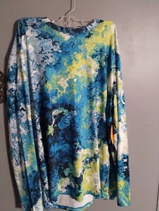 NWT Magellan Outdoor Fish Gear Long Sleeve Veil Camo Shirt sz Medium - Picture 1 of 5