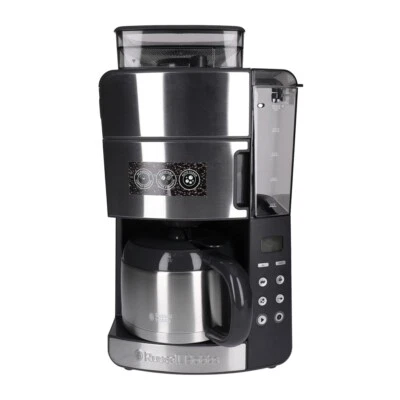 Russell Hobbs Grind&Brew Thermo-Kaffeemaschine 10 Tassen Mahlgradeinstellung - Bild 1 von 4