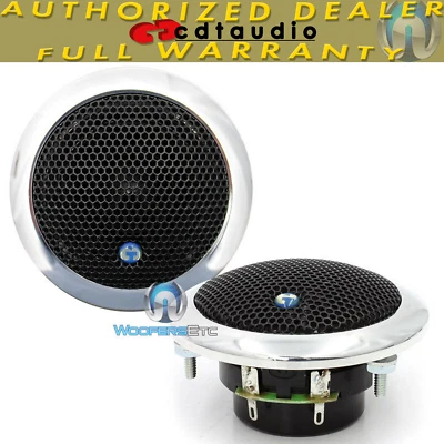 ES-02 ALUMINUM BEZEL CDT AUDIO 2" ULTRA HIGH-END MIDS TWEETERS DRIVERS ES 02AL - Image 1 of 4