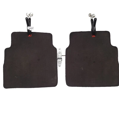 Alfombrillas negras para conductor trasero pasajero Hyundai Sonata 2010-2014 OEM Foto 1 de 4