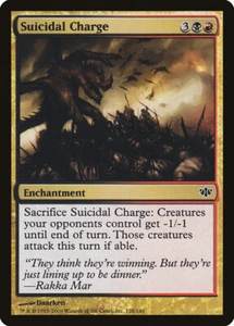 4 Suicidal Charge 4x x4 - NM/LP - Conflux - SPARROW MAGIC mtg - Picture 1 of 1