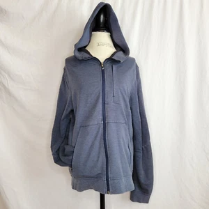 Lululemon Men's Full Zip Hooded Track Jacket Medium Heather Gray 3 Zip Pockets - Picture 1 of 9