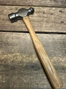 Martello da pipì a sfera vintage Stanley 8 oz n. 308B USA su manico NOS - Foto 1 di 13