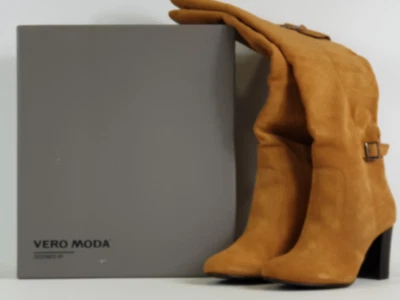 BRAND NEW CLASSIC LADIES VERO MODA SUEDE LEATHER BOOTS SIZE U.K.6.5 RRP £120