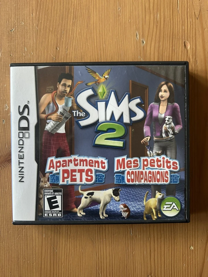 The Sims 2 - Apartment Pets Nintendo DS Complete Game  Manual TESTED WORKING - Image 1 of 3