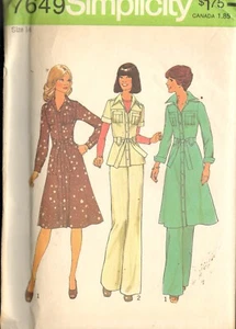 Simplicity 7649 Sewing Pattern Women's Dress Top Pants Size 14 Uncut - Picture 1 of 2