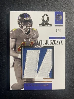 2019 Panini Encased - Kyle Juszczyk #PB-KJ1 Pro Bowl Jumbo Jersey Gold 1/5 - Image 1 of 2