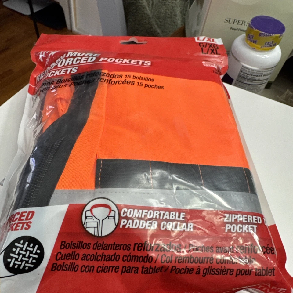 Milwaukee Tool 48-73-5052 Hi-Viz Orange Performance Safety Vest - Large