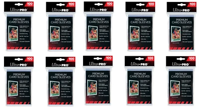 1000 Ultra Pro PREMIUM PLATINUM Sleeves MTG Magic Pokemon, 10 Packs Kartenhüllen