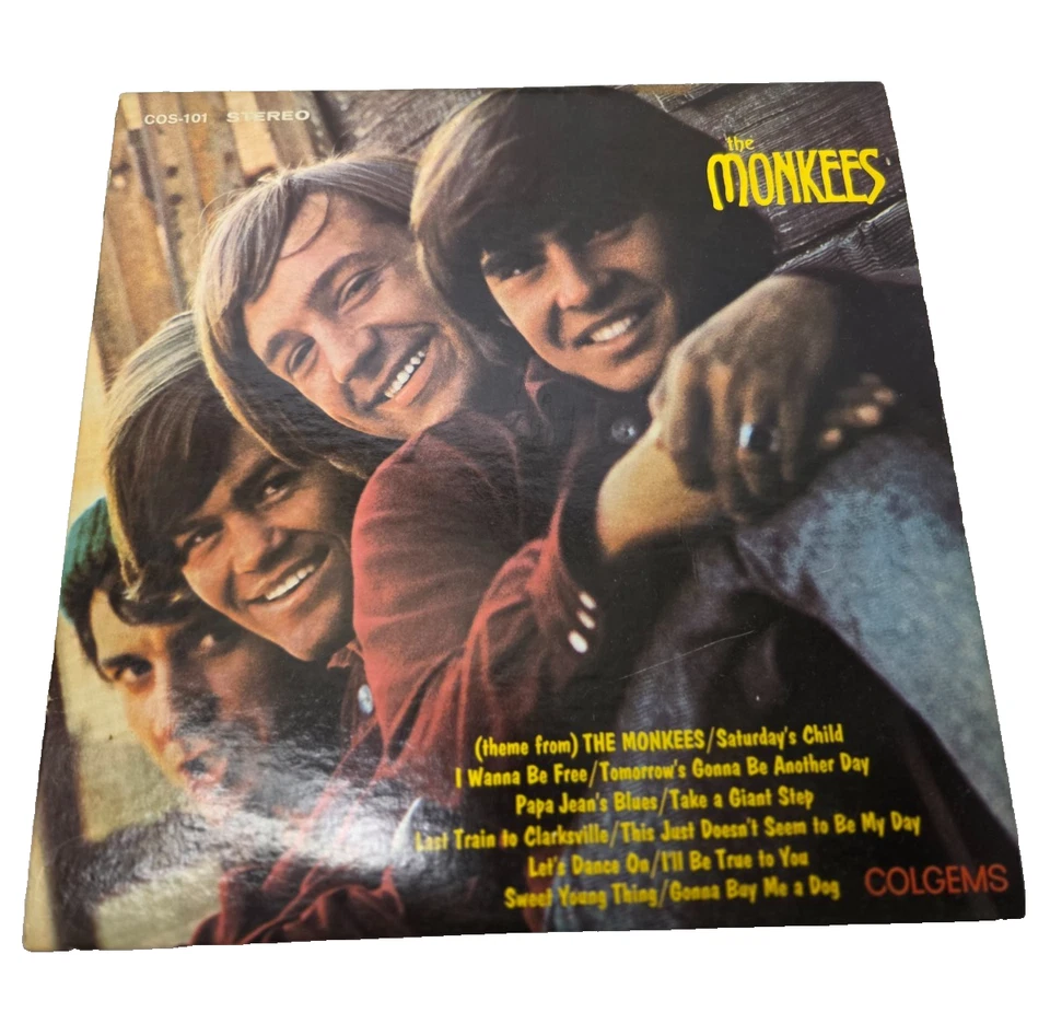 Vintage The Monkees Vinyl LP Colgems RCA 1966 Record Last Train to Clarksville - Image 1 of 4