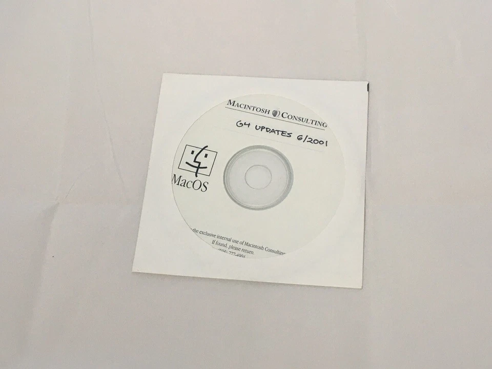 Macintosh Consulting G4 Updates 6/2001 MacOS - Image 1 of 1