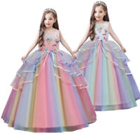 Rainbow Cat Sparkle 1ST Birthday Bodysuit Jumpsuit Hot Pink Baby Dress NB-12M