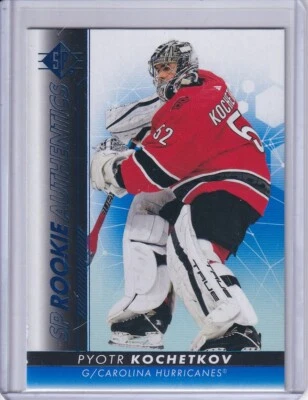 Pyotr Kochetkov, Carolina Hurricanes 2022-23 SP Rookie Authentics blue #127 - Image 1 of 2