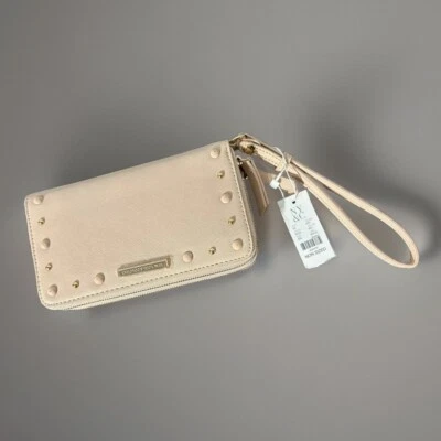 NUEVO CON ETIQUETAS Rosa Claro NY & Co Cartera Bolso sin asas Muñequera 4 X 7 X 1.5 Foto 1 de 4