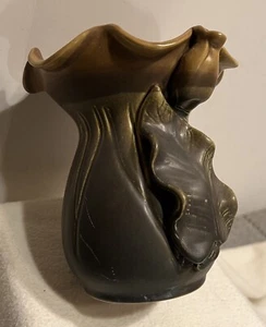 Unsigned Pottery Vase Possibly European Belgium German English - Picture 1 of 5