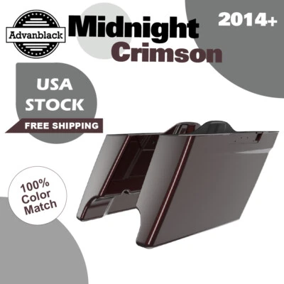 Alforja extendida Midnight Crimson para Harley Davidson Touring 14+ Foto 1 de 4