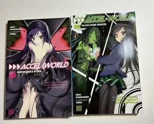 Accel World Vols 1-2 manga English Reki Kawahara - Picture 1 of 2