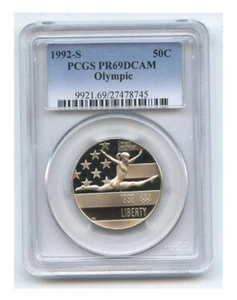 1992-S 50C Olympic Commemorative PCGS PR69 DCAM - Bild 1 von 1