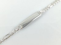 925 Sterling Silver Solid Engraved Baby Curb ID Bracelet 5.5" Christening Gift 925 Sterling Silver Solid Engraved Baby Curb ID Bracelet 5.5" Christening Gift