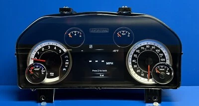 7" EVIC UPGRADE 3.0 6.7 Diesel Gauge Cluster Ram 2014-2018 Speedometer w/Program - Image 1 of 4