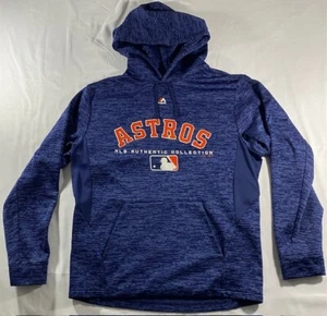 Houston Astros Hoodie Sweatshirt Herren Gr. M Blau Majestic MLB - Bild 1 von 4