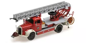 Minichamps MERCEDES BENZ L3500 DL17 1950 FEUERWEHR BENSHEIM WHITE FENDERS 1:43 - Picture 1 of 4