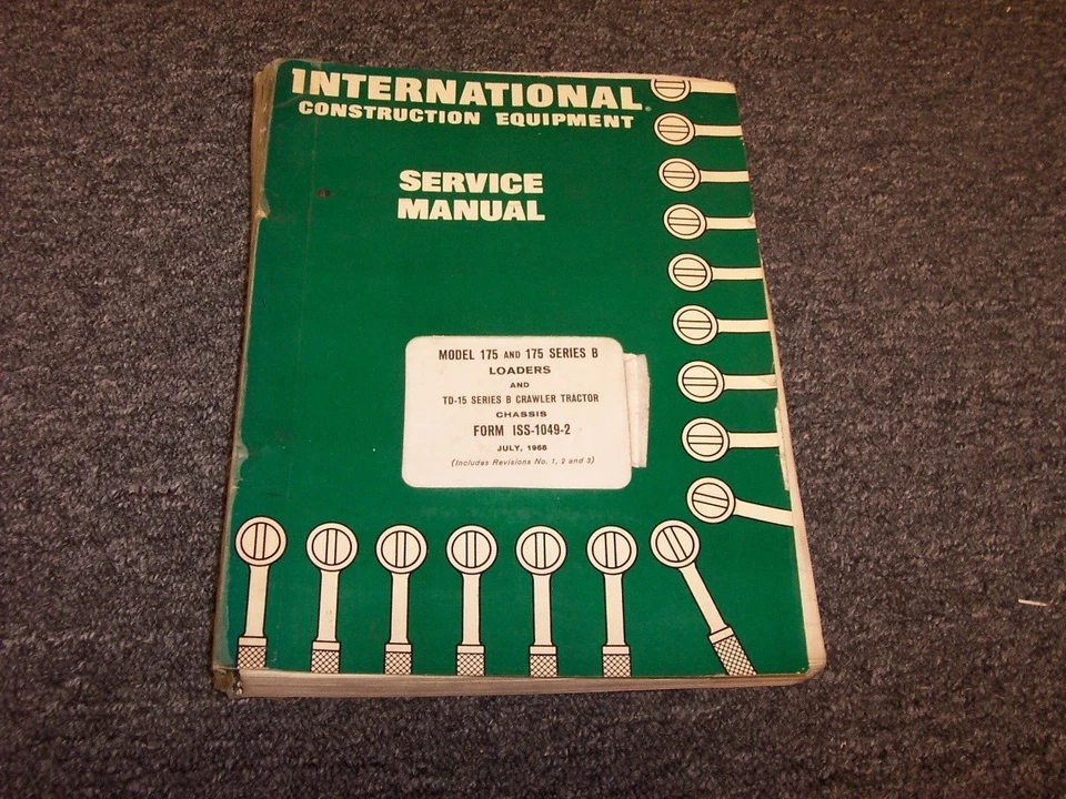 Manual de reparación de taller de chasis de tractor sobre orugas International Dresser TD15B Foto 1 de 1