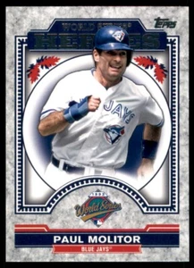 2014 Actualización Topps #WSH-PMO Paul Molitor Serie Mundial Héroes - Imagen 1 de 2
