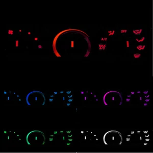 For 1998-2012 Ford Ranger Explorer Climate Control LED Light Bulbs White Blue - Picture 1 of 10