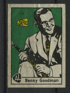 Benny Goodman Jazz Music Artists Vintage Dutch Matchbox Label - Picture 1 of 1