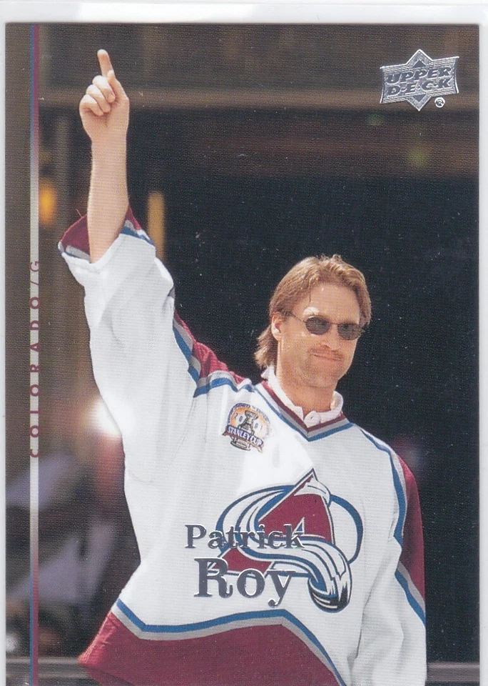 19/20 UD..PATRICK ROY..30 YEARS OF UPPER DECK INSERT..CARD # UD30-18..AVALANCHE - Image 1 of 1