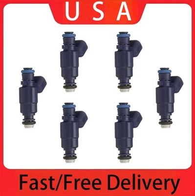 For 2007-09 Suzuki XL-7 Cadillac CTS SRX PONTIAC G6 SATURN AURA 6x Fuel Injector - Image 1 of 4