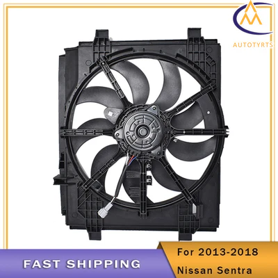 Radiador e ventilador condensador para Nissan Sentra 2013 2014 2015-2018 214819AM0A - Imagem 1 de 4