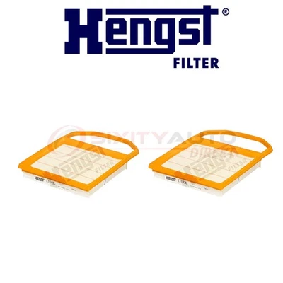 2 pc Hengst Air Filter for 2016-2017 Mercedes-Benz GLE550e - Intake Inlet gg - Изображение 1 из 4