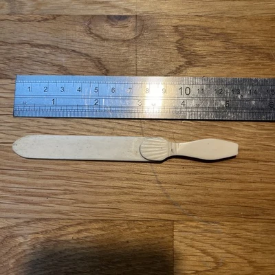 VINTAGE Bone Page Turner/ Letter Opener / bookmark 5 inches in length - Image 1 of 4
