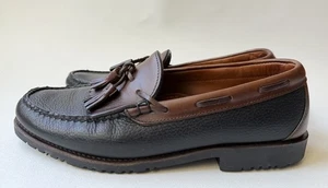 Allen Edmonds Nashua Herren Braun Schwarz Leder Kiltie Quaste Halbschuhe Größe 10,5 D - Bild 1 von 11