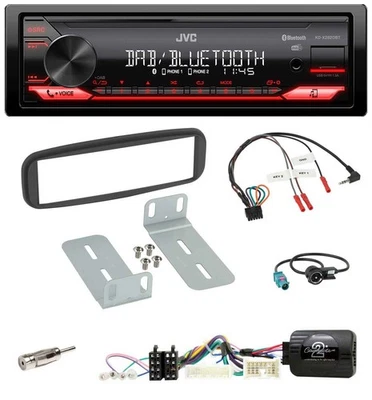 JVC Bluetooth USB DAB Lenkrad Autoradio für Renault Clio 2012-2016 - Bild 1 von 4