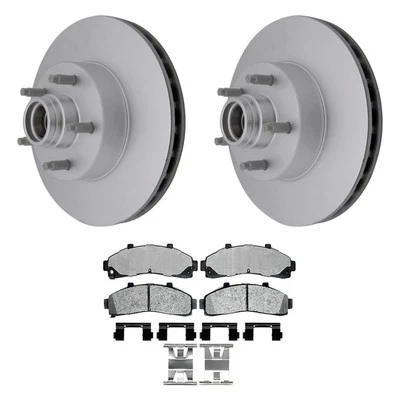For Ford Explorer 95-01 ACDelco Silver Front Brake Kit w Ceramic Pads Foto 1 de 4