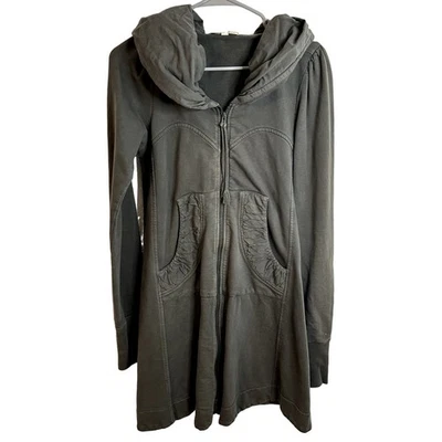 Prairie Underground Long Cloak Hoodie Gray Womens Size Small EUC  - Image 1 of 4