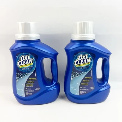 TWO OxiClean Laundry Detergent Sparkling Fresh High Def 40 oz Discontinued New - Image 1 of 4