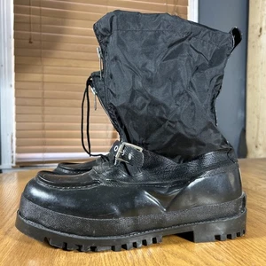 Botas de Motociclista LeMans De Colección Para Hombres Talla 8 Negras Botas de Motocicleta Invierno Vástago de Acero - Imagen 1 de 24