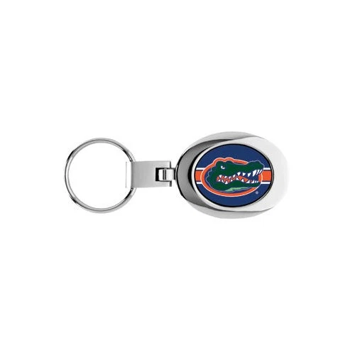 University of Florida Domed Metal Keychain NCAA New - Image 1 of 1