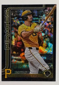 2025 Topps Series Two 🏴‍☠️ Bryan Reynolds BLACK HOLO FOIL —  #7/10 - Imagen 1 de 2