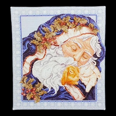 Vermillion Sweet Dreams Santa Cross Stitch Pattern Chart - 12x14 Christmas # 234 - Image 1 of 3